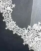 Anja's Dream Joan Calabrese Veil Venice Lace Edge DW