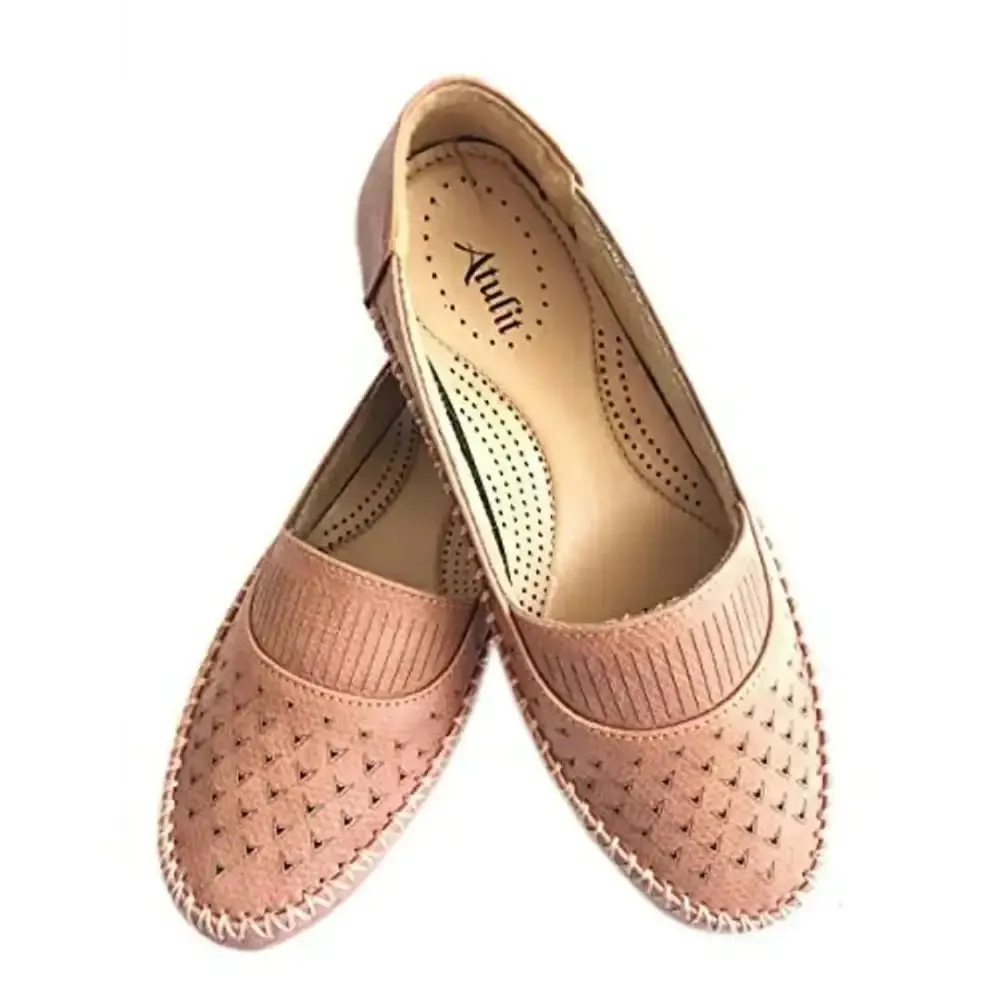 Atulit Casual Stylish Fancy Shoes(Peach)