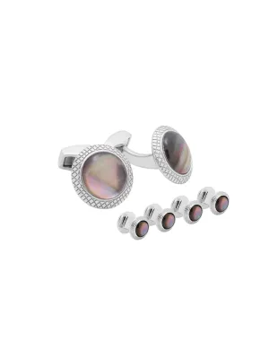 Black Mother of Pearl Stud set