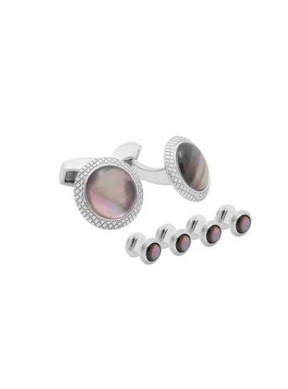 Black Mother of Pearl Stud set