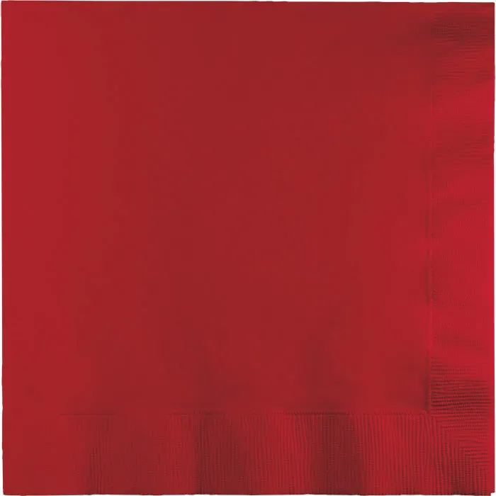 Bulk Classic Red 2 Ply Luncheon Napkins (600 per Case)