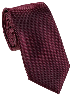 Burgundy Self Pattern Tie, Bow Tie, Handkerchief
