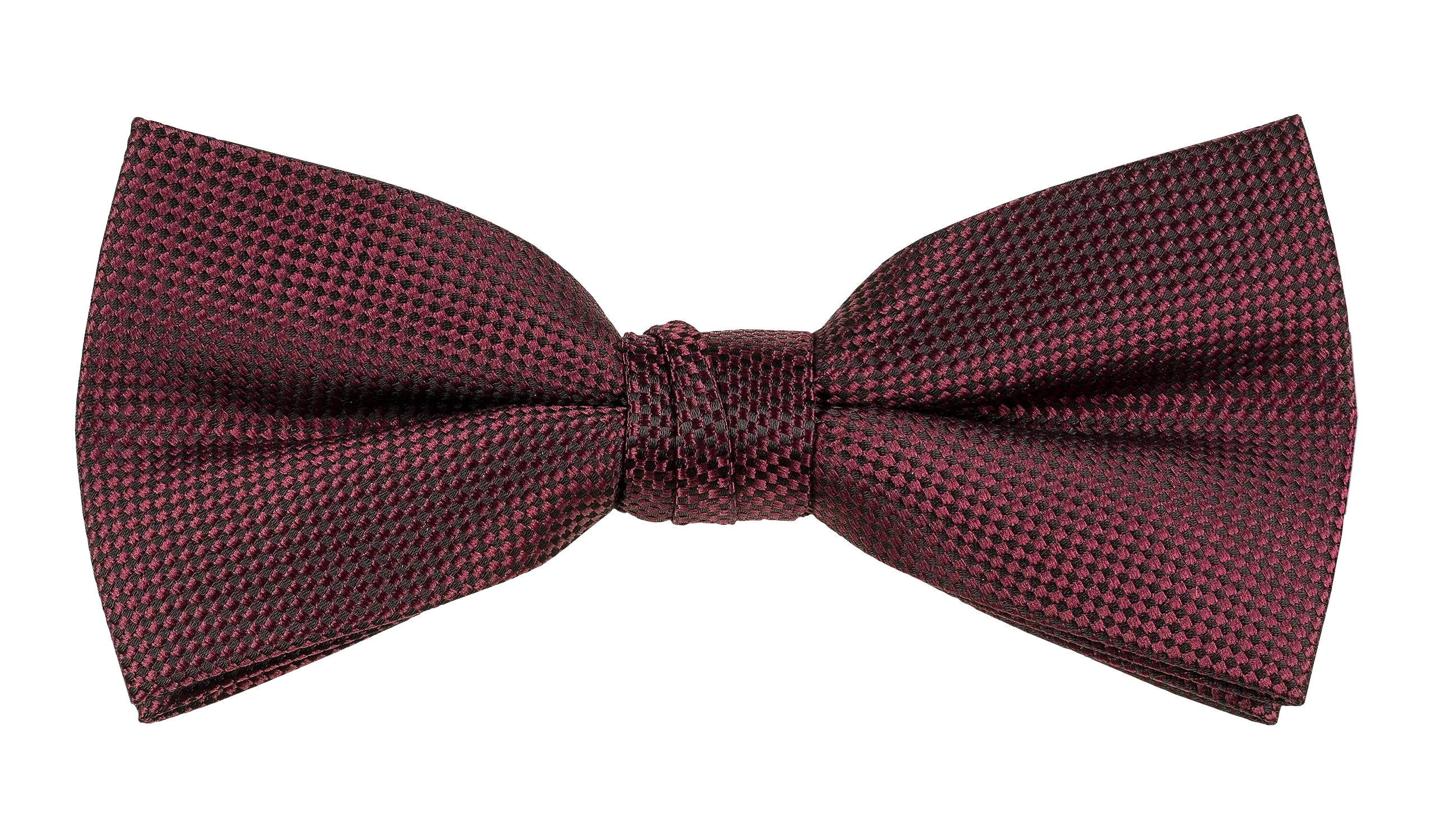 Burgundy Self Pattern Tie, Bow Tie, Handkerchief