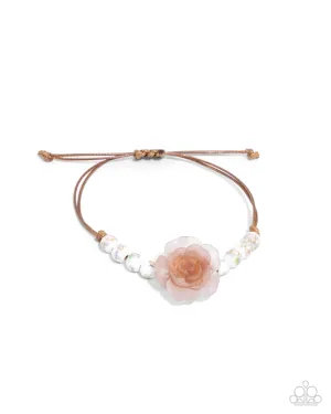 Ceramic Chic - Brown Bracelet - Paparazzi Accessories