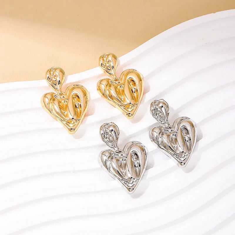 Chic Asymmetrical Earrings - Vienna Verve Collection