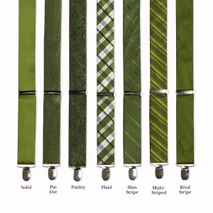 Classic Adjustable Suspenders - Fern