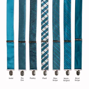 Classic Adjustable Suspenders - Peacock