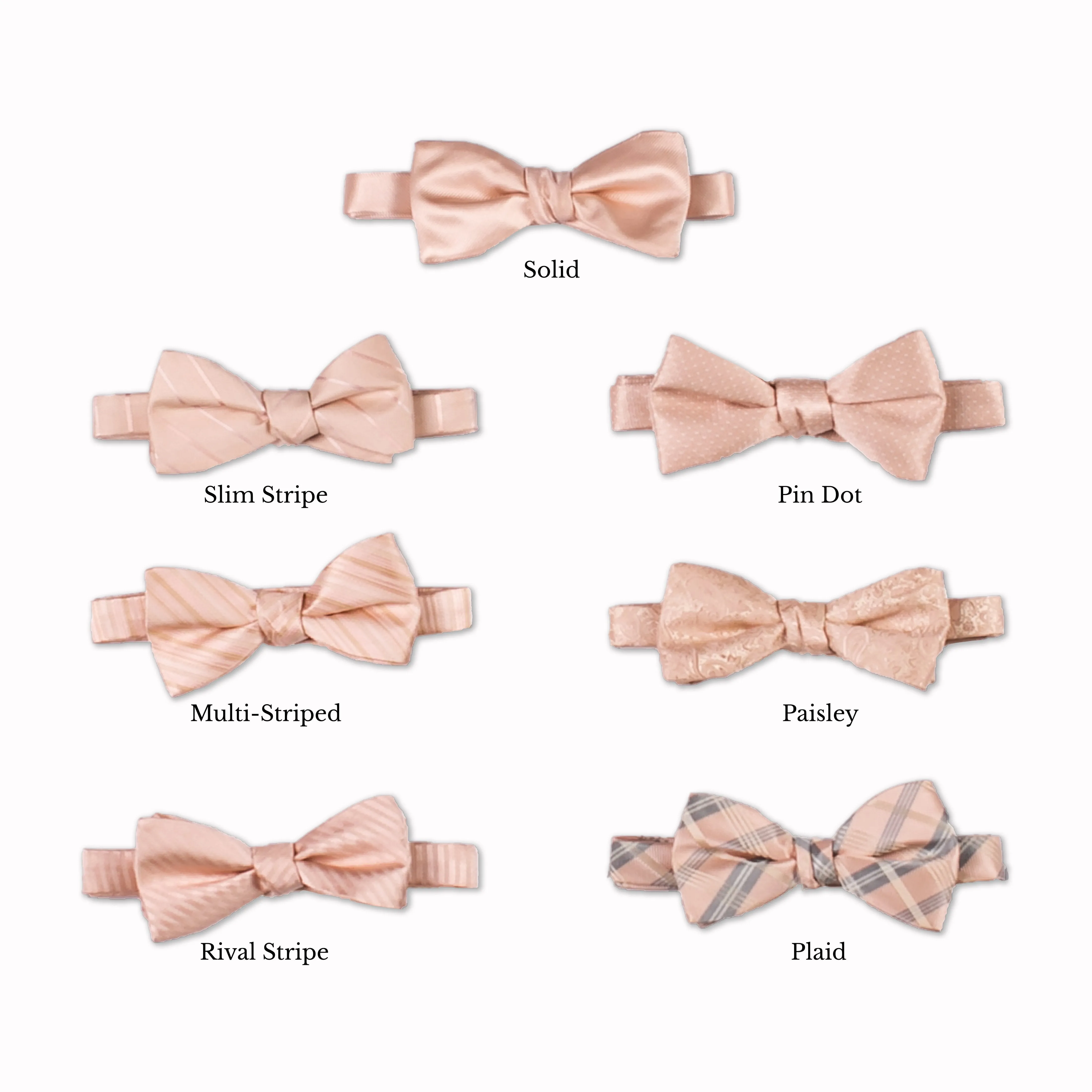 Classic Bow Tie - Blush