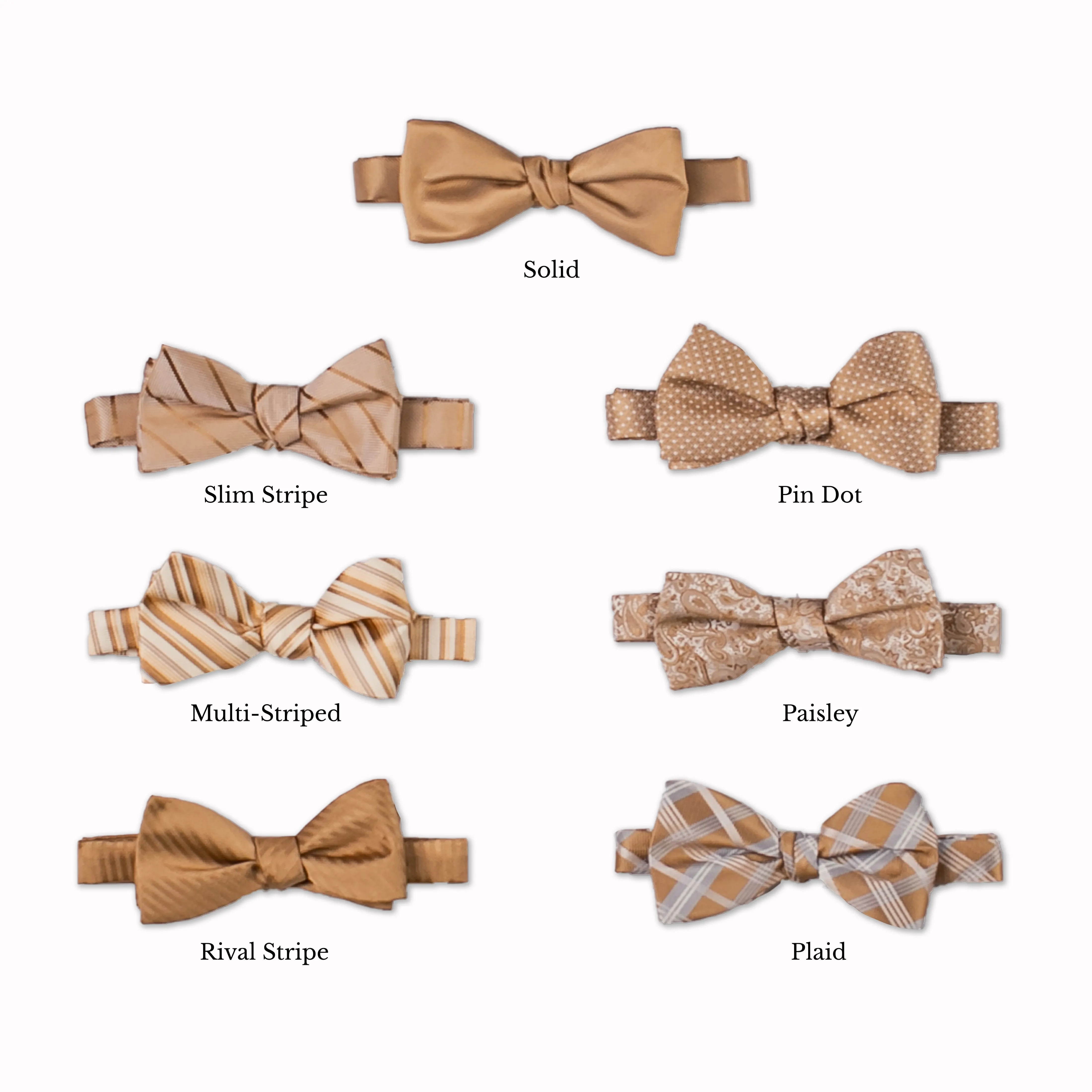 Classic Bow Tie - Wheat