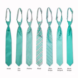 Classic Long Tie - Aqua