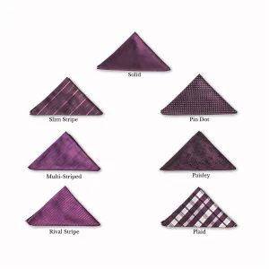Classic Pocket Square - Blackberry