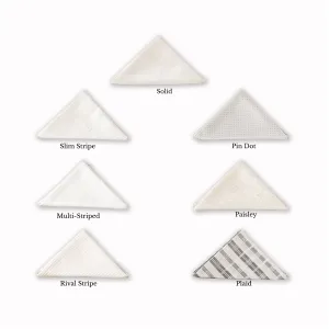 Classic Pocket Square - Ivory