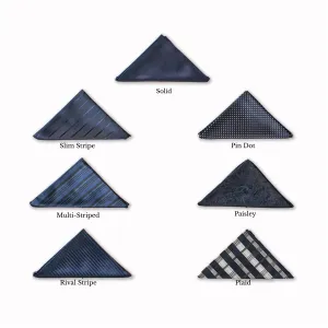 Classic Pocket Square - Navy