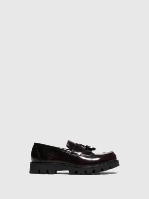 Crimson Appliqués Shoes