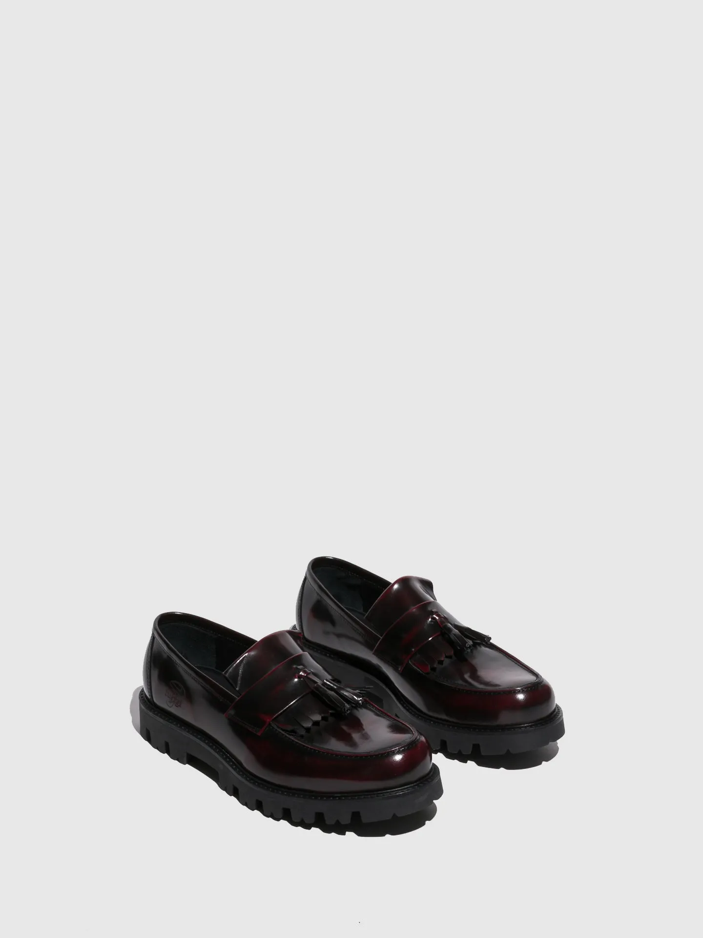Crimson Appliqués Shoes