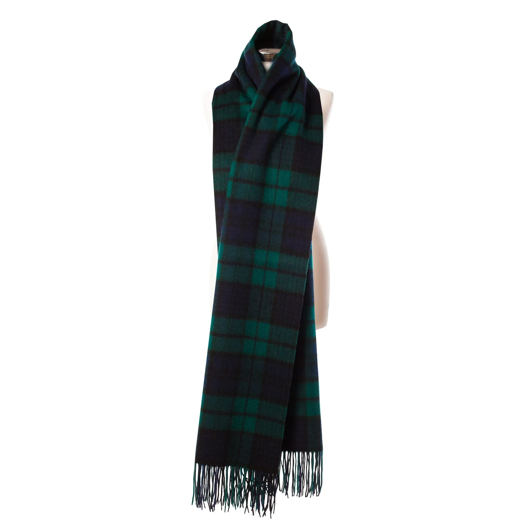 Edinburgh Lambswool Stole  Black Watch