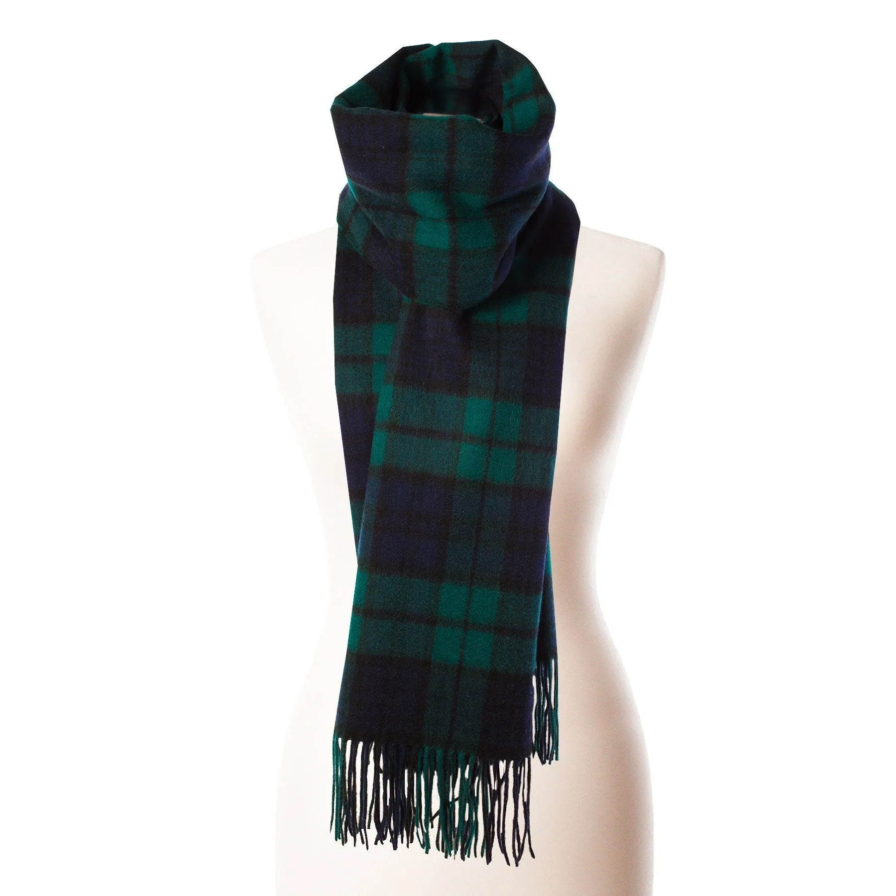 Edinburgh Lambswool Stole  Black Watch