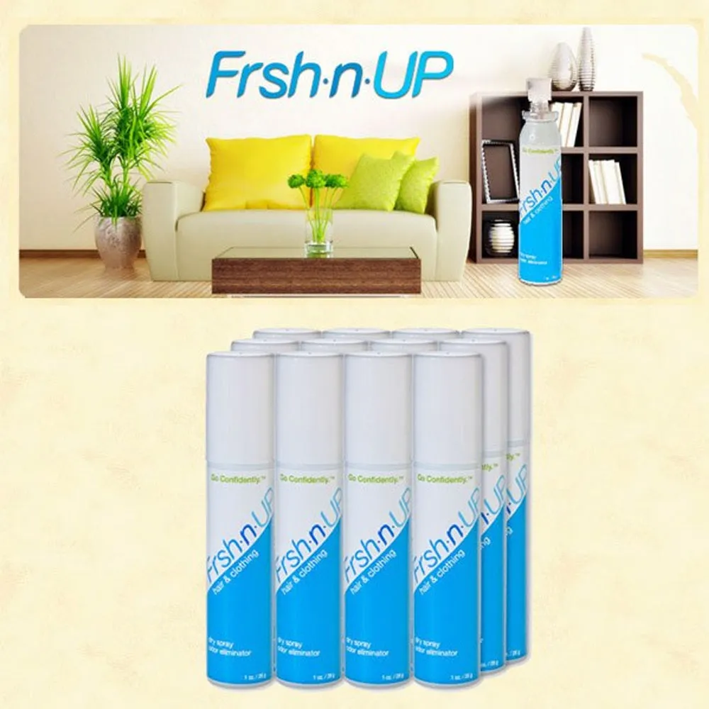 Frsh n Up Hair and Clothing Dry Spray Odor Eliminator (1 oz) 4 Pack