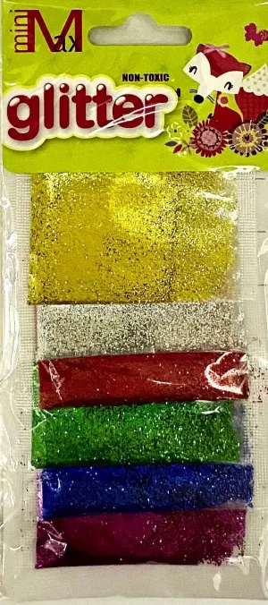 Glitter - Pouches 6 Classic colour