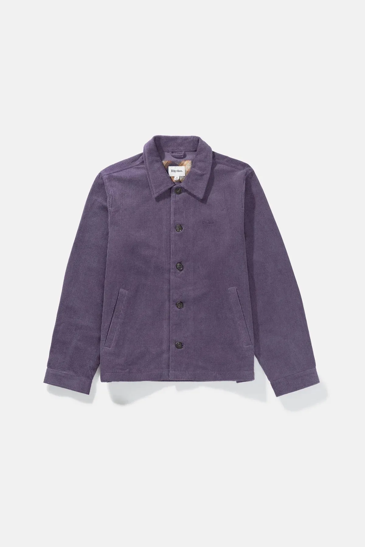 Langley Cord Jacket in Plum