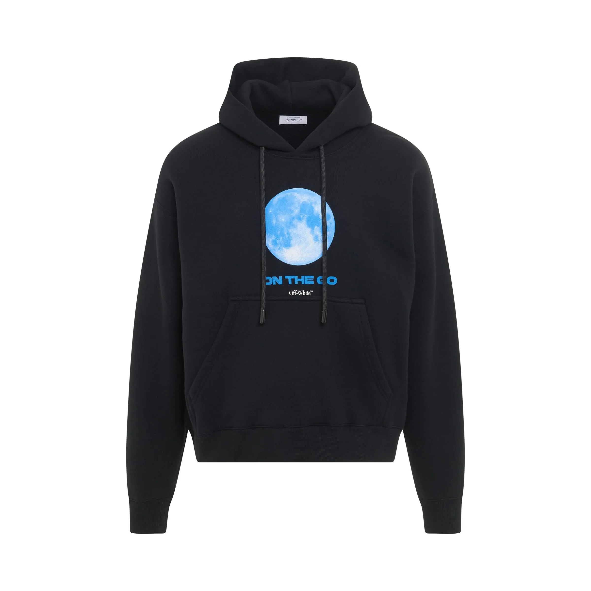 Onthego Moon Skate Fit Hoodie in Black