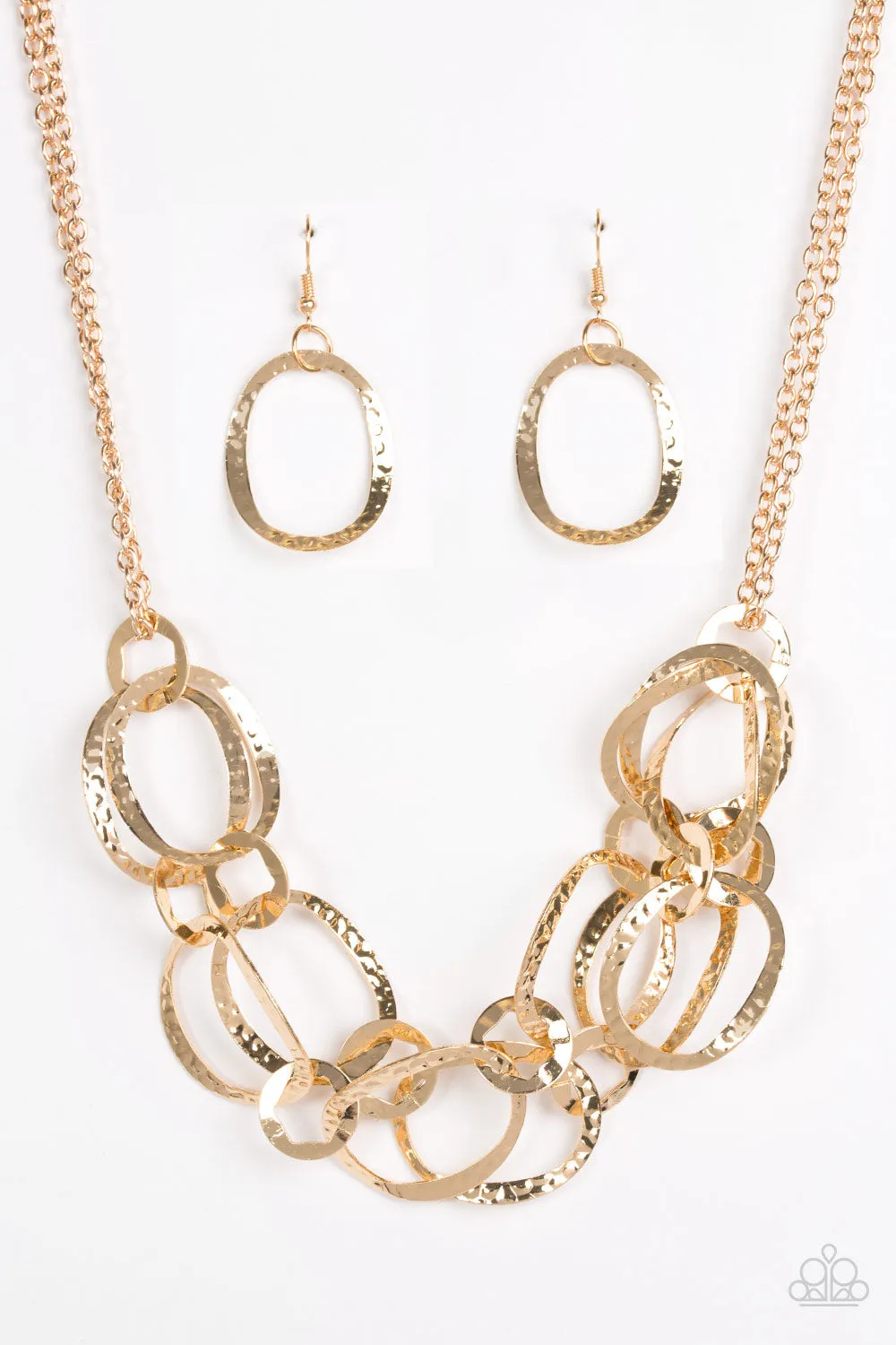 Open Door Jewelry - Circus Chic - Gold Necklace - Paparazzi Accessories