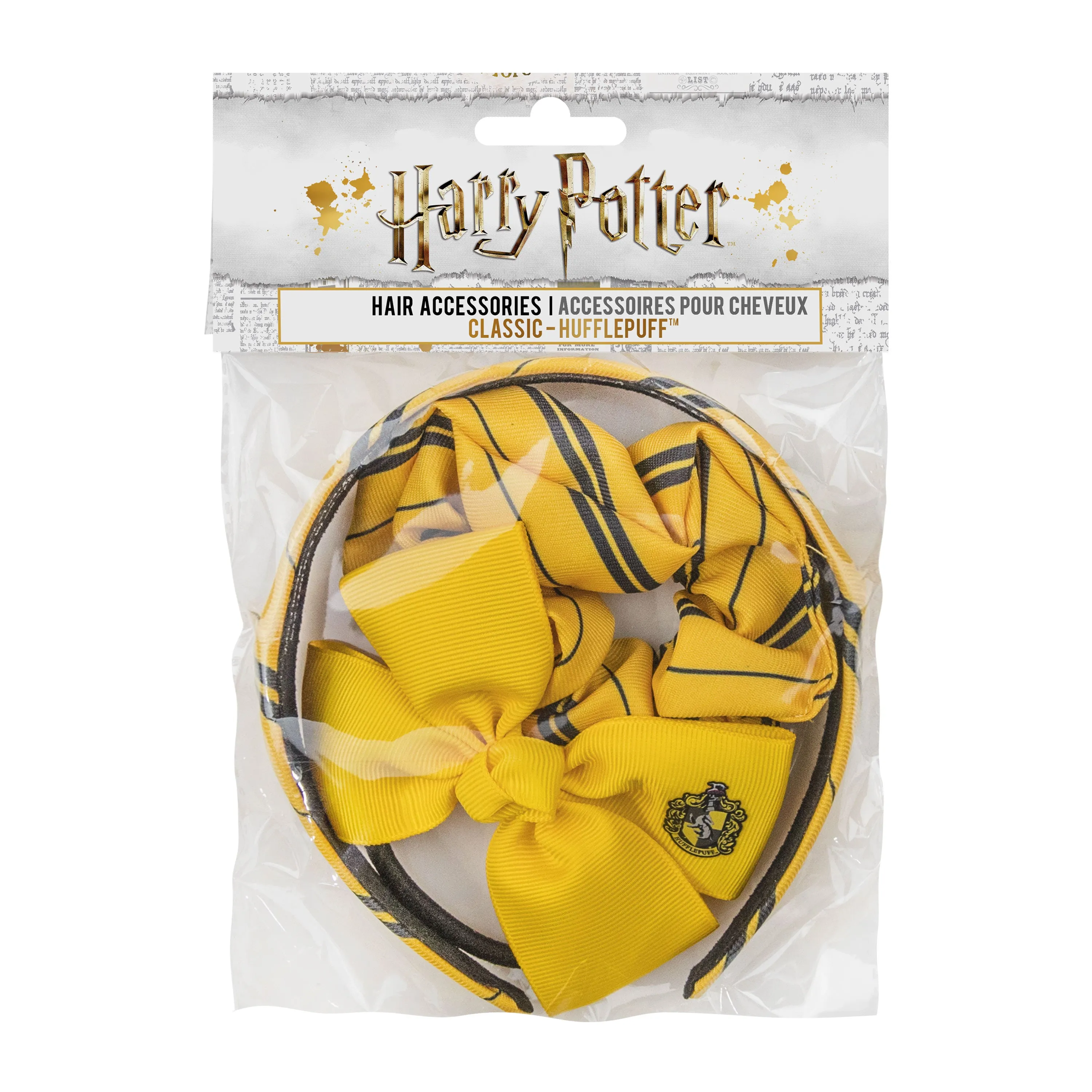 *Set of 3 Classic Hufflepuff Hair Accessories