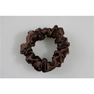 Silk Scrunchies Classic Deep Coffee
