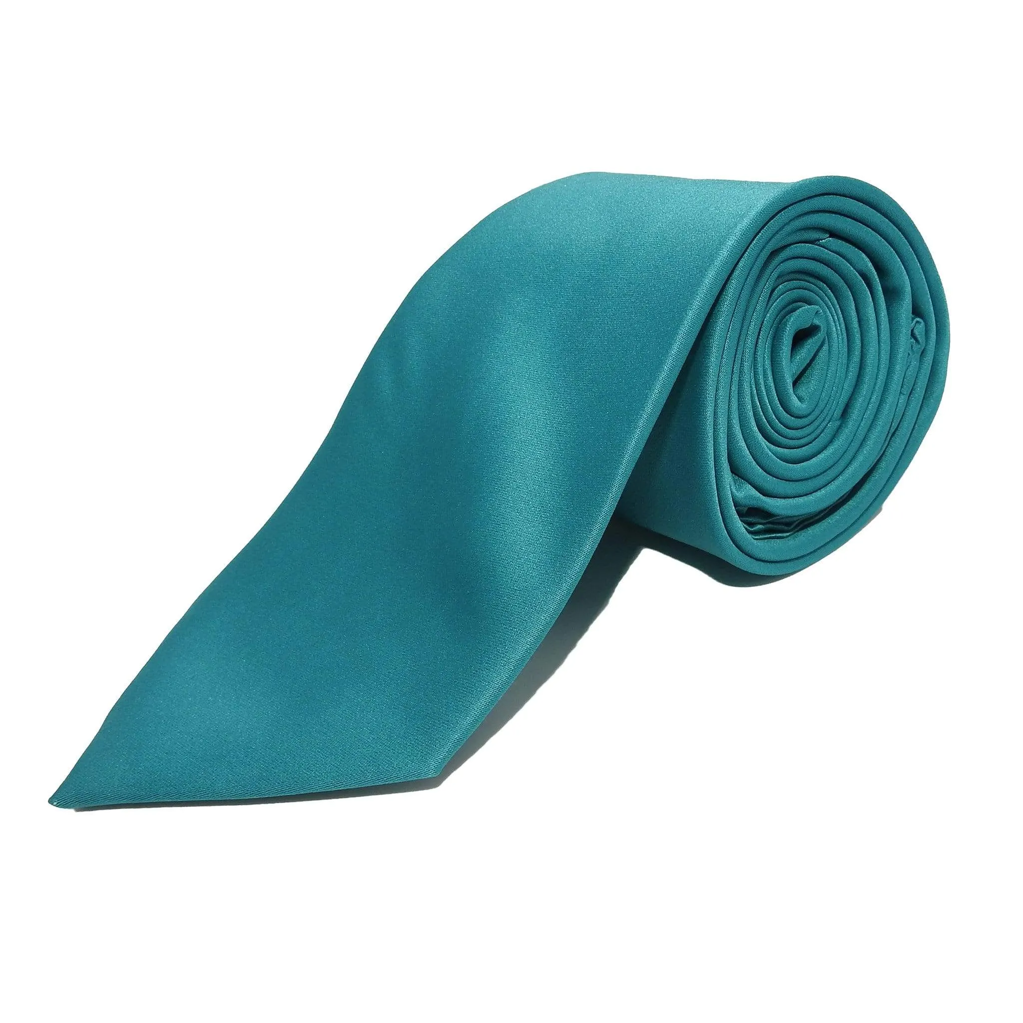 STACY ADAMS SOLID TIE/HANKIE SET
