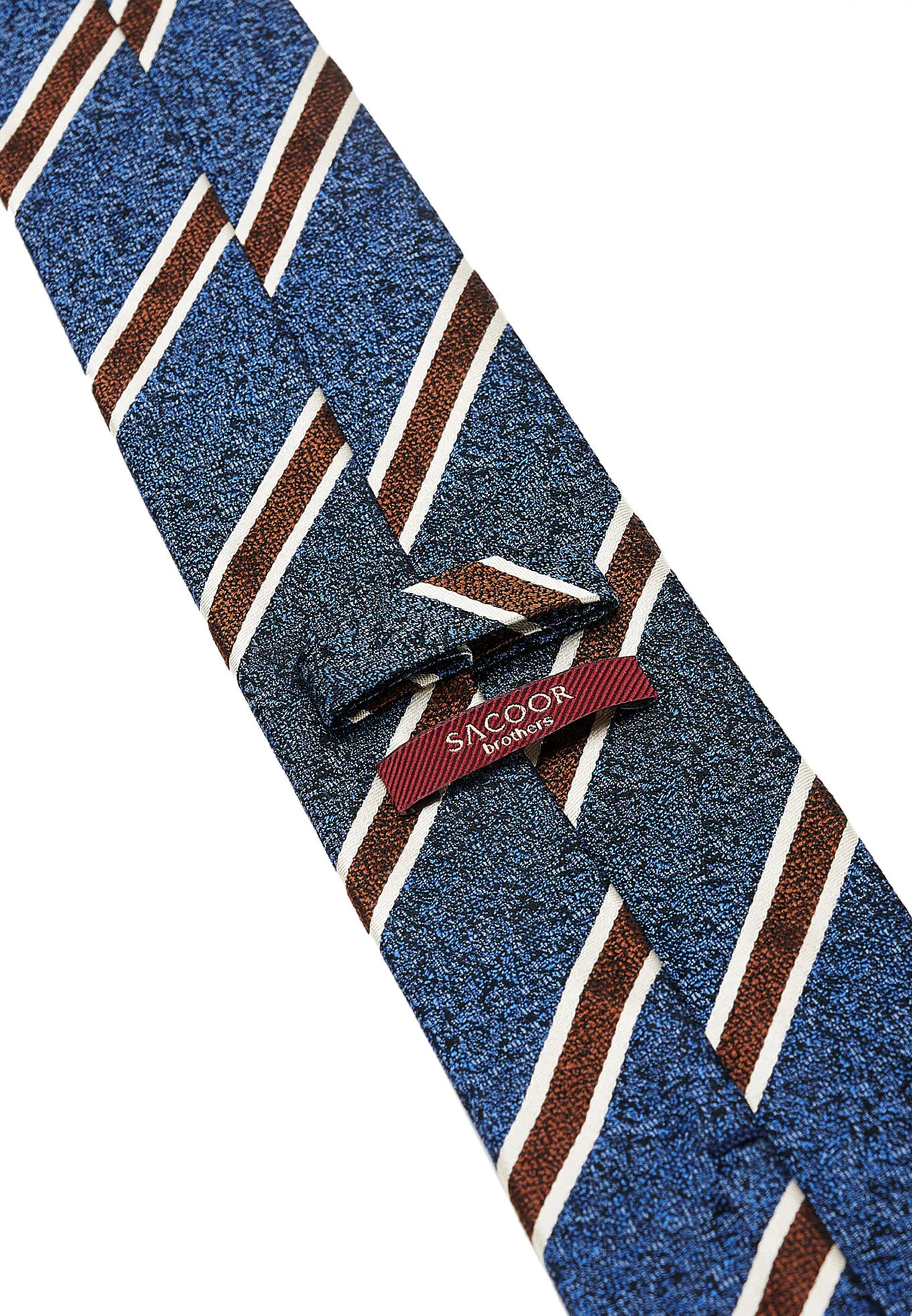 Striped Pattern Tie 100% Silk 7cm