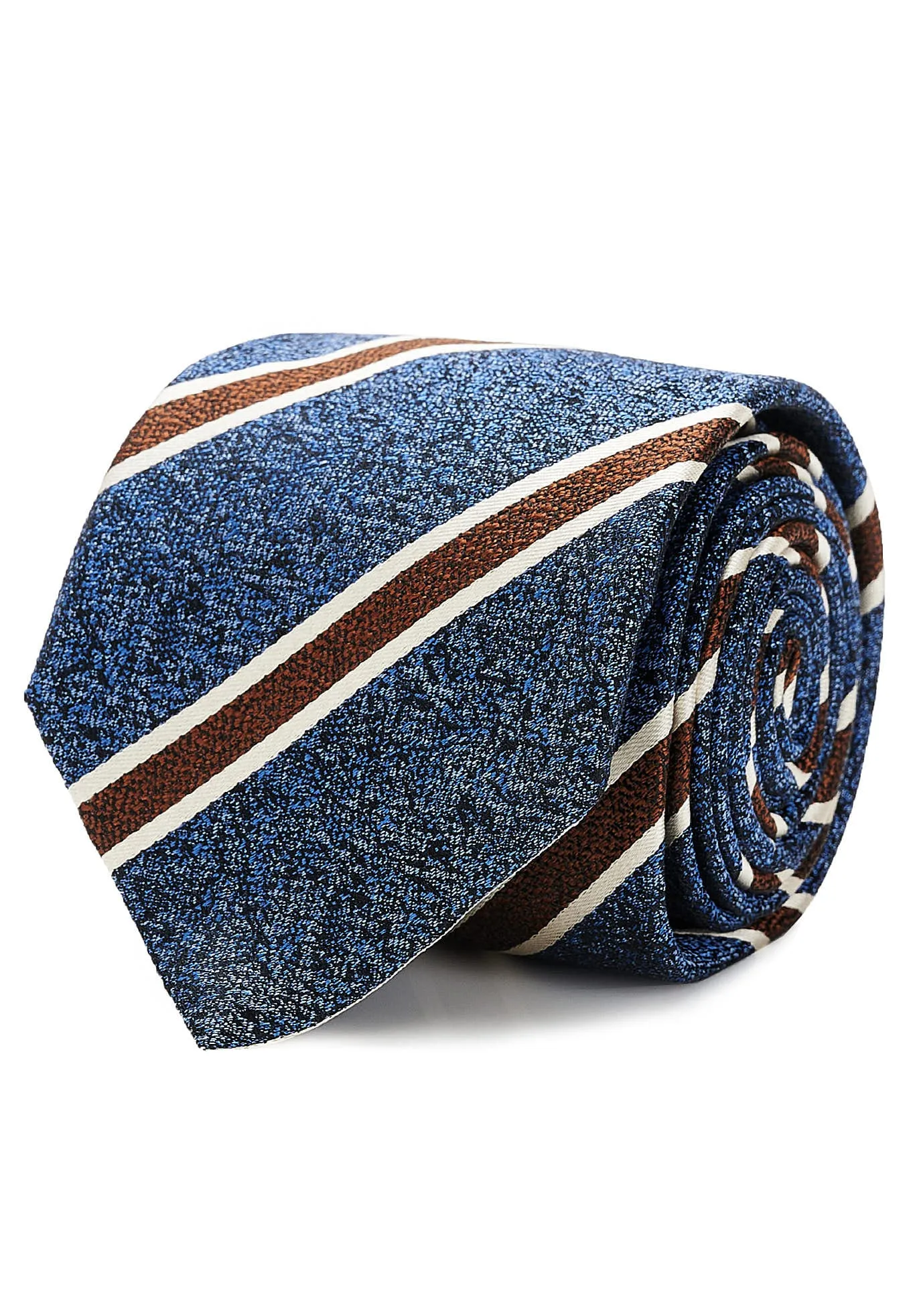 Striped Pattern Tie 100% Silk 7cm