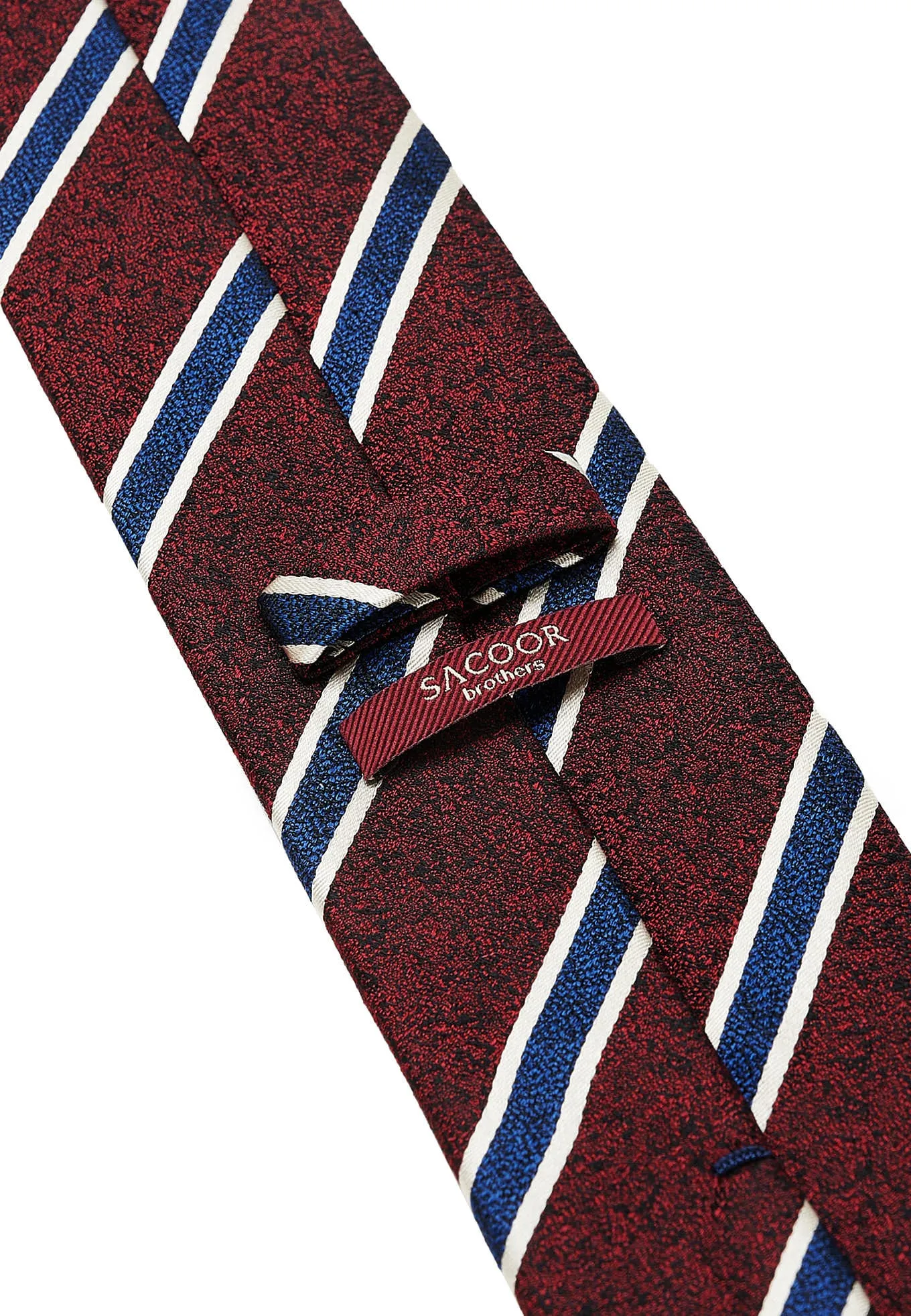 Striped Pattern Tie 100% Silk 7cm