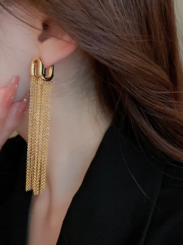 Tasseled Earrings Accessories Eardrop