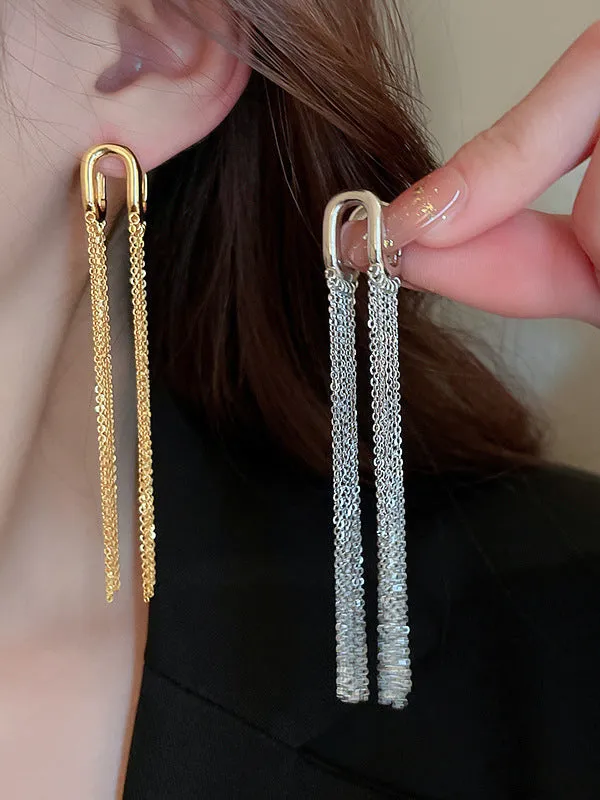 Tasseled Earrings Accessories Eardrop
