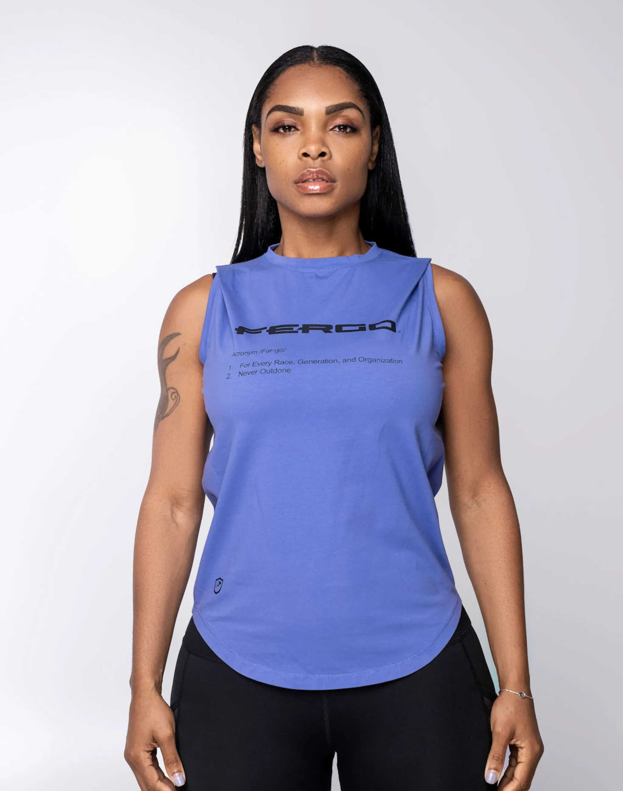 Women Fitted Sleeveless Tee