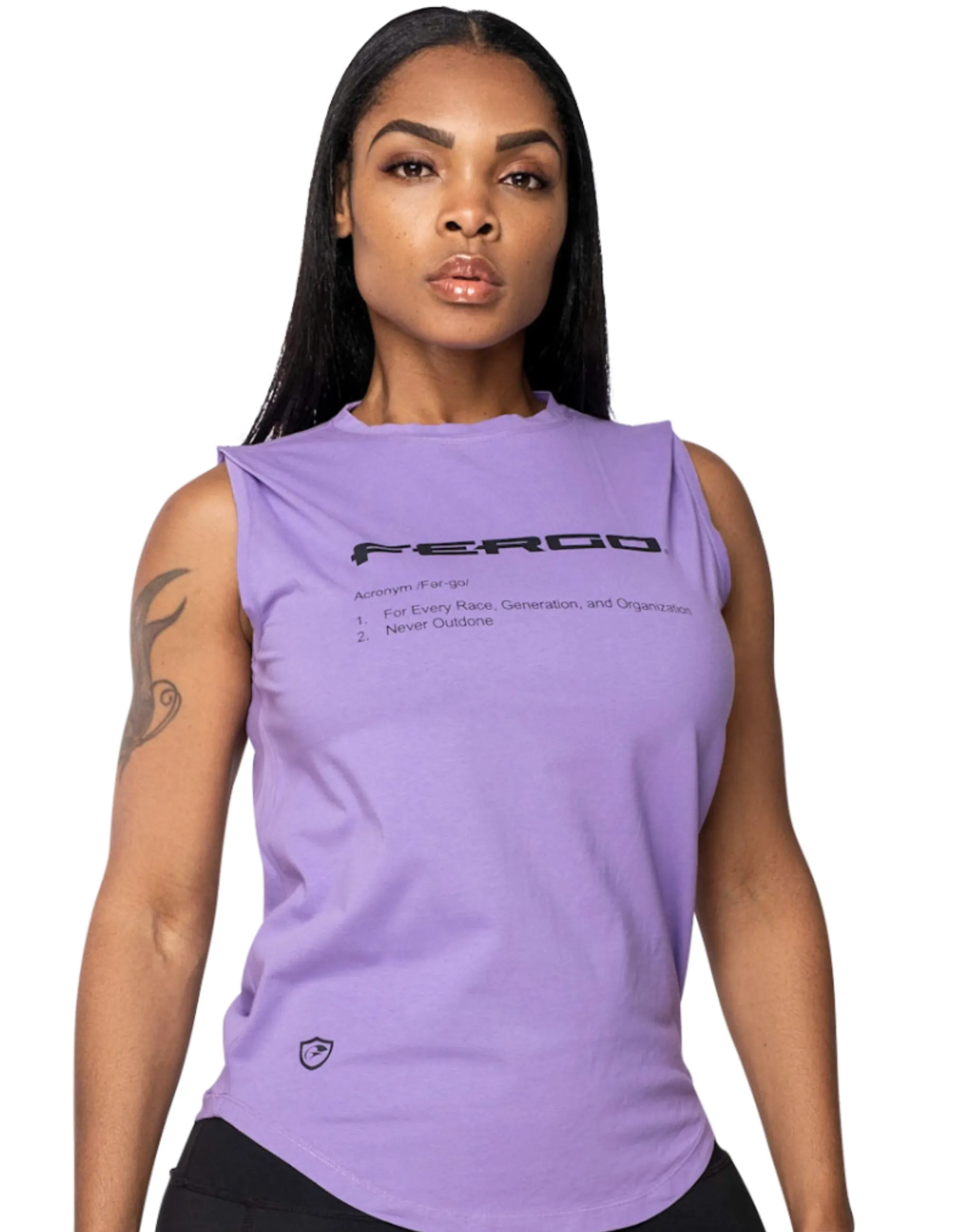 Women Fitted Sleeveless Tee